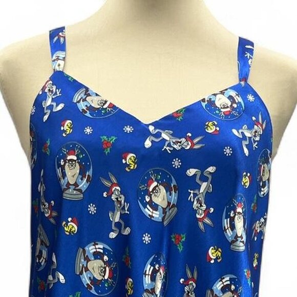 Looney Tunes Blue Christmas Nightgown | M - Picture 5 of 6